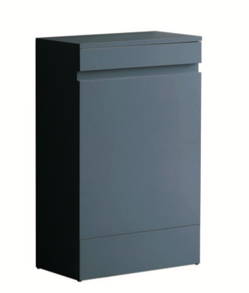 KDK 550mm Wc Unit 100% Waterproof Pvc Dark Grey